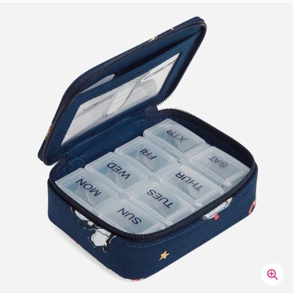 Vera Bradley Handbags - Vera Bradley Travel Pill Case Snow Globe Motifs NWT